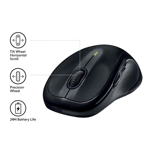 Wireless Mouse M510 - BLACK - EMEA - Achat / Vente sur grosbill-pro.com - 2