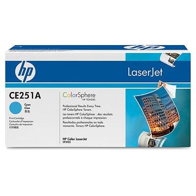 Toner Cyan 7000 p - CE251A pour imprimante Laser HP - 0
