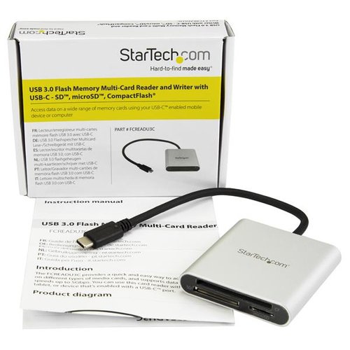 Lecteur Multi cartes mémoire USB 3.0 Type C  - Achat / Vente sur grosbill-pro.com - 3