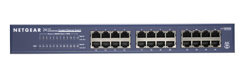 Grosbill Switch Netgear 24-port Gigabit Rack Mountable Network Switch - 24 (ports)/Sans POE/Non empilable/Non manageable