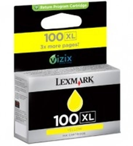Grosbill Consommable imprimante Lexmark Cartouche N°100XL Jaune - 14N1071E