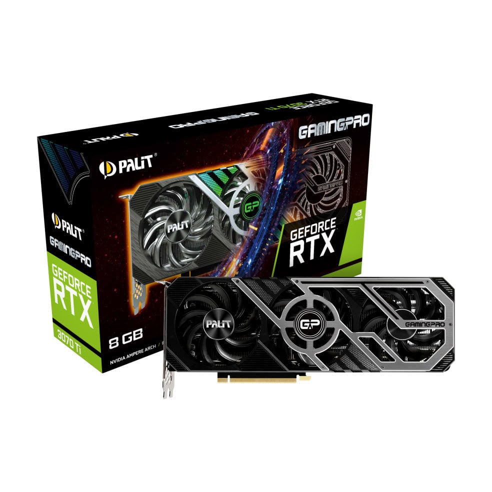 Palit RTX 3070Ti GamingPro 8G LHR- RTX3070Ti/8Go/HDMI/DP - Carte graphique - 0