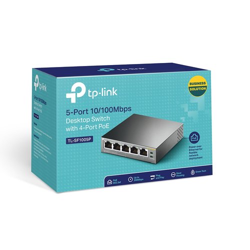 5-Port 10/100Mbps Desktop Switch PoE - Achat / Vente sur grosbill-pro.com - 4