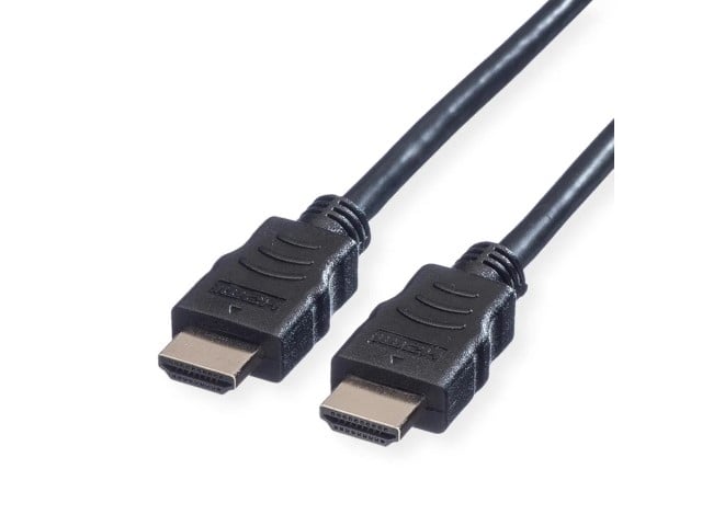 VALUE Câble HDMI HighSpeed + Ethernet mâle/mâle - 2m - Noir