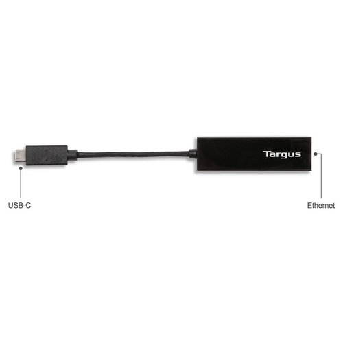 Targus USB-C to Gigabit Ethernet Adaptor - Achat / Vente sur grosbill-pro.com - 3