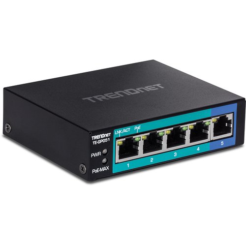 Grosbill Switch TrendNet TE-GP051 - 5 (ports)/10/100/1000/Avec POE/Non manageable