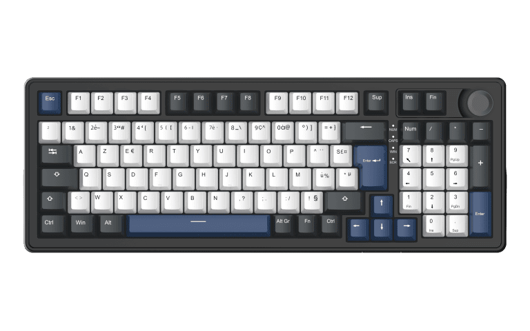 The G-LAB KEYZ ELITE 400 HE BB - Magnétique - Filaire - RGB - Noir/Bleu