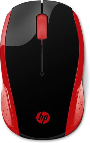 Grosbill Souris PC HP  200 Emprs Red Wireless Mouse