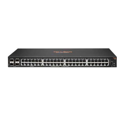 Grosbill Switch HP Aruba 6100 48G 4SFP+ - 48 (ports)/10/100/1000/Sans POE/Empilable/Manageable
