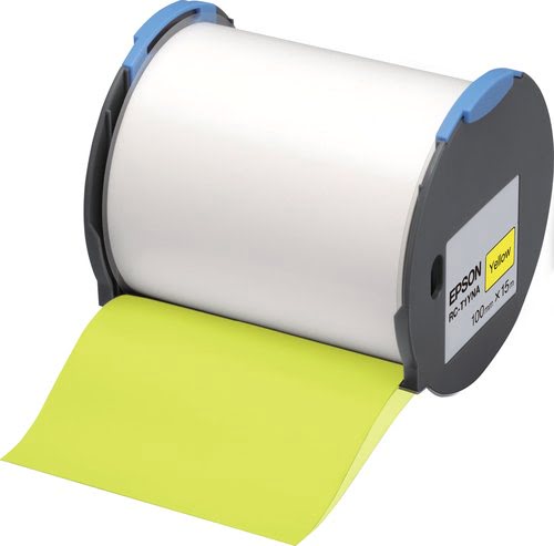 Grosbill Papier imprimante Epson Label/RC-T1YNA 100mm x 15m YL