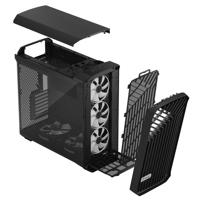 Fractal Design Torrent TG RGB Light Black Noir - Boîtier PC - 20