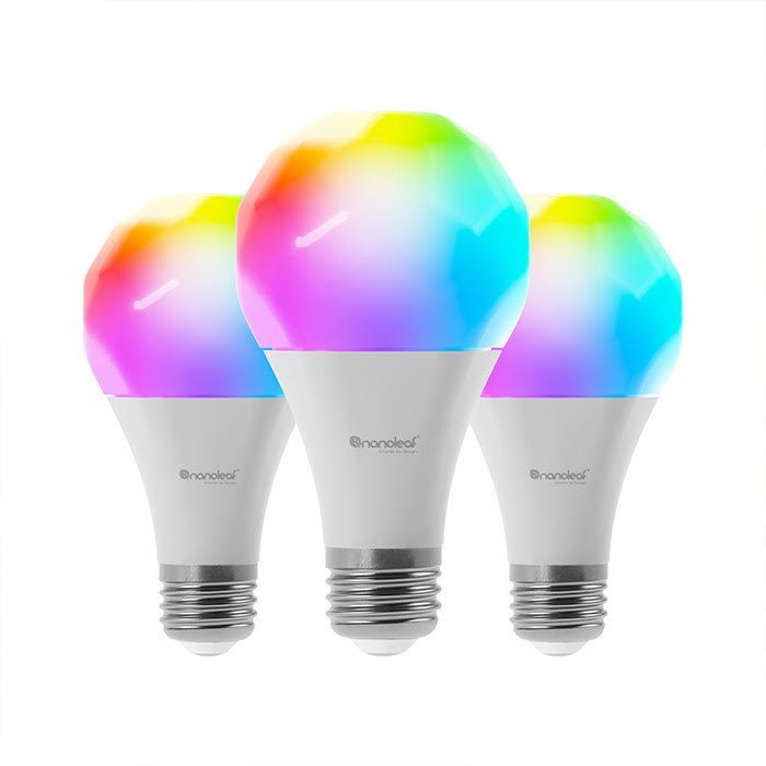 Nanoleaf Essentials Smart A19 Ampoule E27 - 3 pièces (NL45-0800WT240E27-3PK --) - Achat / Vente Objet connecté / Domotique sur grosbill-pro.com - 2