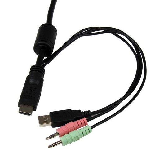 2 Port USB HDMI Cable KVM Switch - Achat / Vente sur grosbill-pro.com - 2