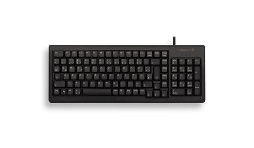 G84-5200 COMPACT KEYBOARD, Clavier filaire miniature, USB/PS2, noir, AZERTY - FR - Achat / Vente sur grosbill-pro.com - 0