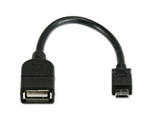 Cable Micro USB vers USB A Femelle pour Tablette - 0