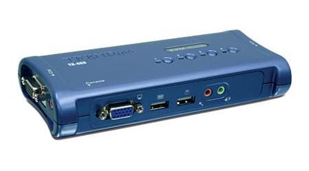 TK-409K - KVM Commut. 4 ports USB+Audio+Cable - Commutateur - 0