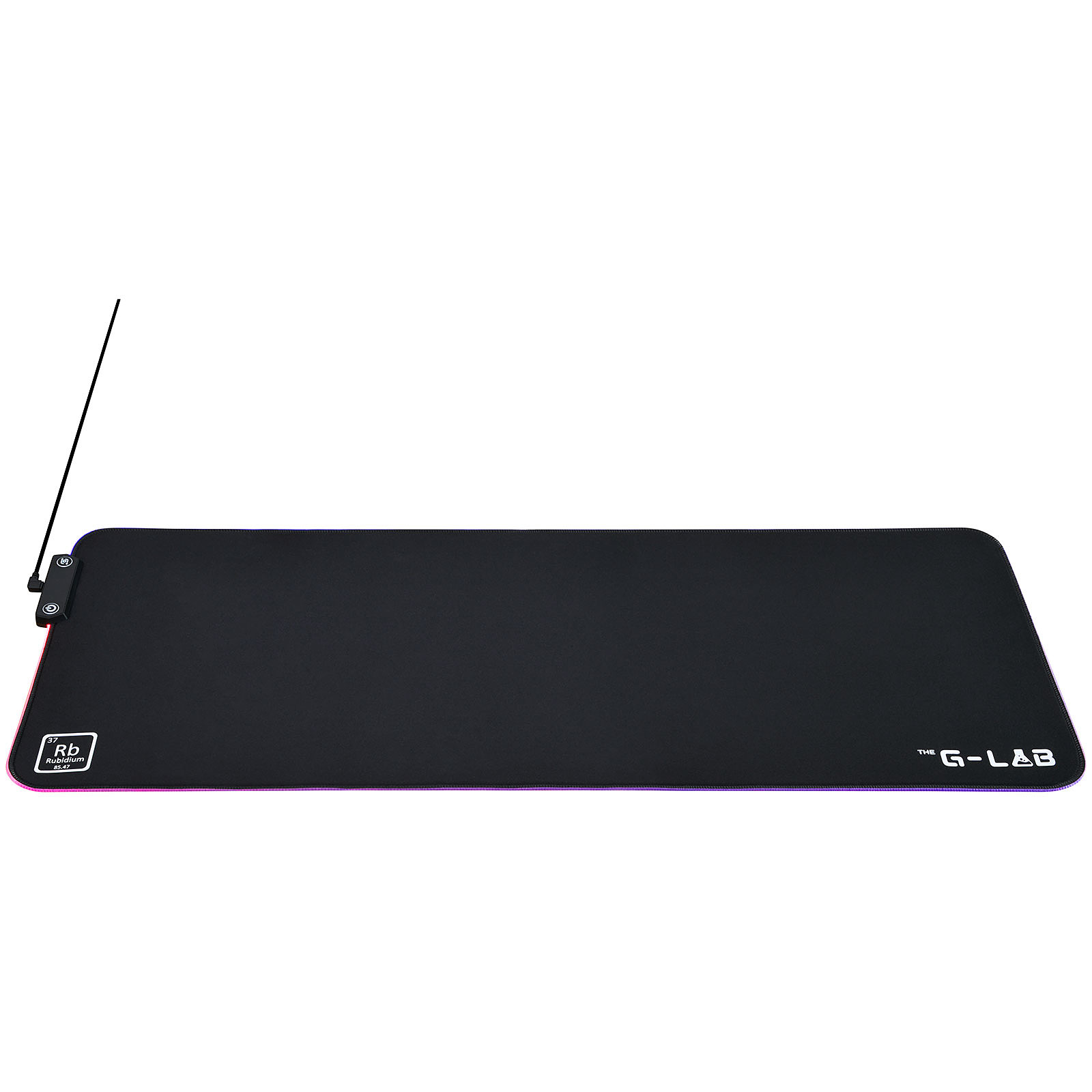 Tapis Souris The G-Lab PAD RUBIDIUM XXL - RGB