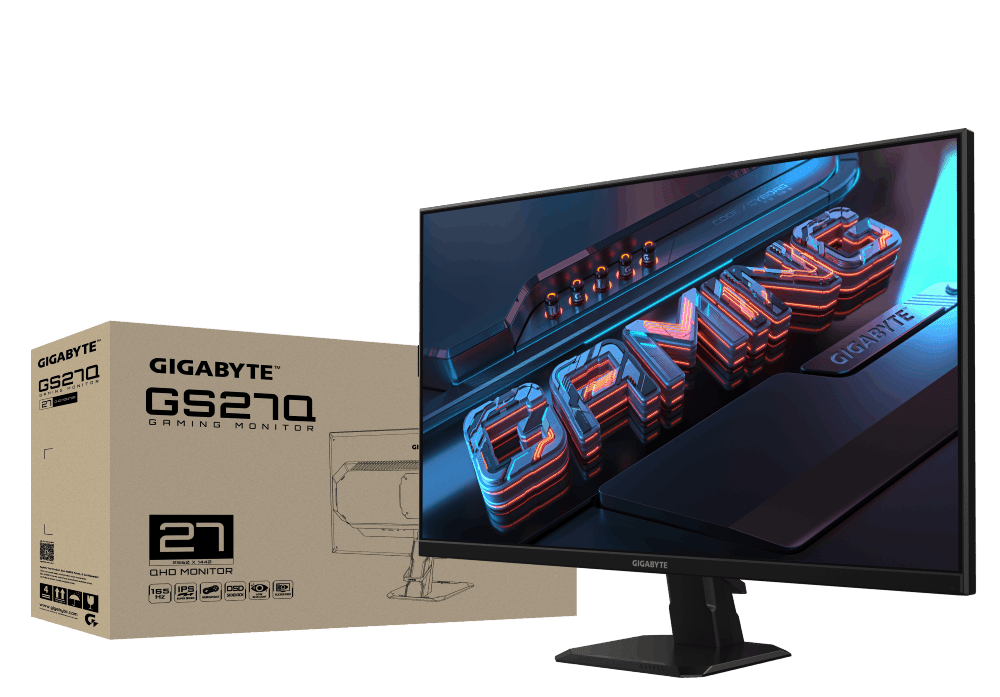 Gigabyte 27"  GS27Q - Ecran PC Gigabyte - grosbill-pro.com - 1