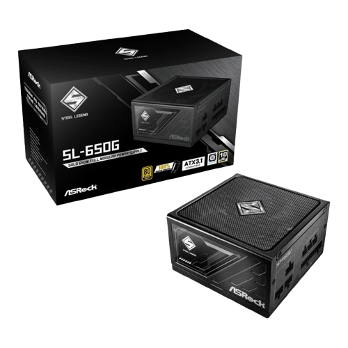 ATX 650W - 80+ Gold - Steel Legend SL-650G Noir