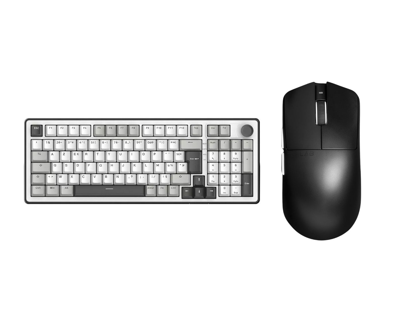 Keyz Elite 400 Blanc/Gris + Kult Elite M100