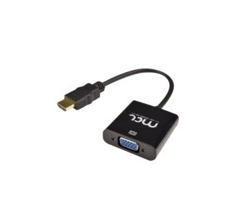 Câble HDMI vers VGA avec audio mâle/femelle - 0,2m