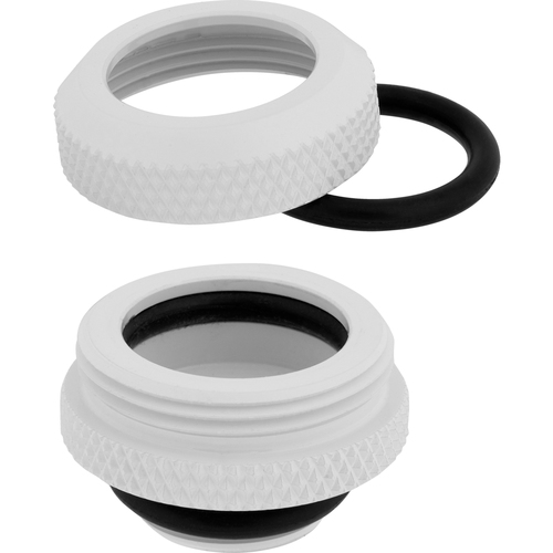 Corsair Fittings Hydro X XF Hardline - 14 mm Blanc (x4) - Watercooling - 1