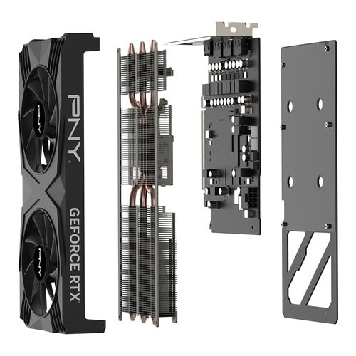 PNY GeForce RTX 4060 Ti 8GB VERTO Dual Fan DLSS 3 - Carte graphique - 7