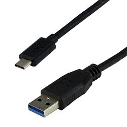 Grosbill Connectique PC MCL Samar Câble USB 3.0 Type A Male - Type C Male - 1m