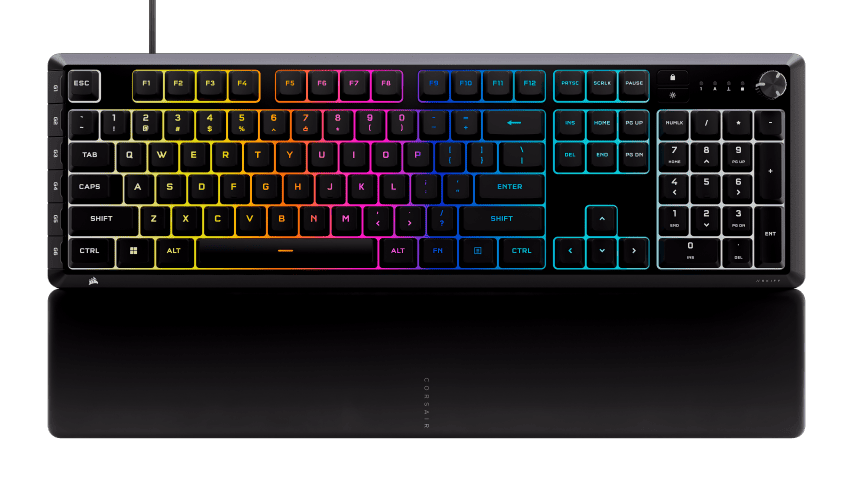 Corsair Skiff 100 Plus - Membrane - Filaire - RGB - Noir