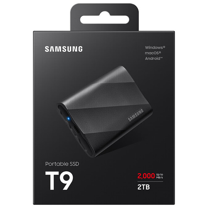 Samsung T9 2To (MU-PG2T0B/EU) - Achat / Vente Disque SSD externe sur grosbill-pro.com - 4
