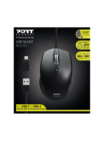 Port Office Pro Silent - Souris PC Port - grosbill-pro.com - 2