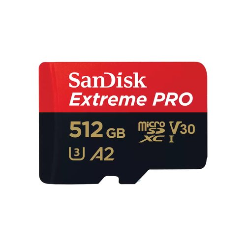 EXTREME PRO MICROSDXC 512GB+SD - Achat / Vente sur grosbill-pro.com - 0