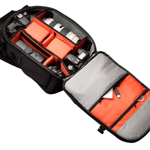 Nylon SLR Backpack full-size black/red (DCB309K) - Achat / Vente sur grosbill-pro.com - 6