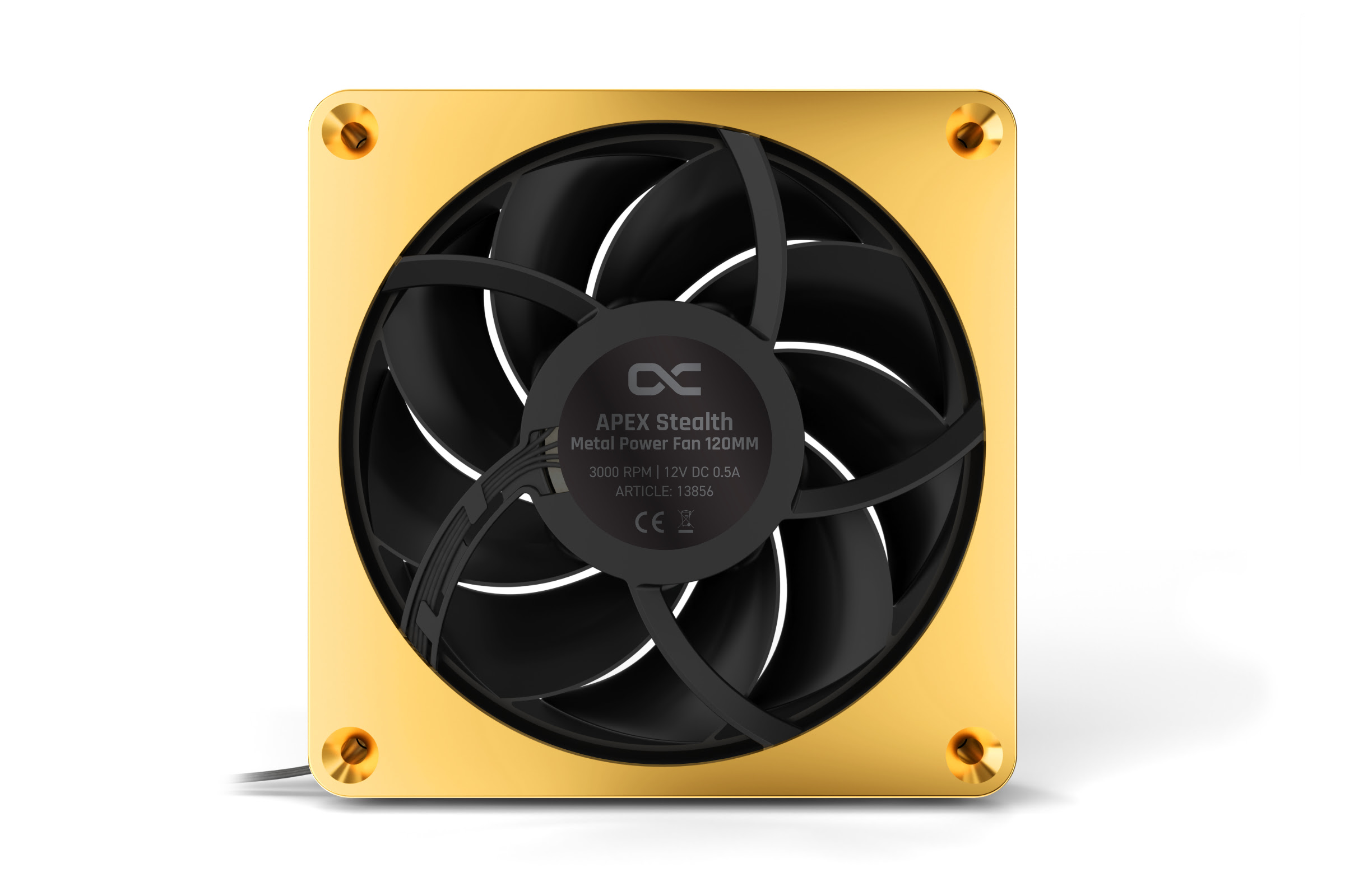 Alphacool Apex Stealth Metal 120mm - Ventilateur boîtier - 1