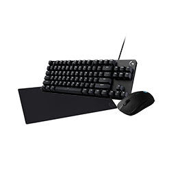 image produit Logitech Pack Périphériques Logitech - Clavier G413 TKL SE - SOURIS G PRO Sans Fil - Tapis de souris G840 XL Grosbill