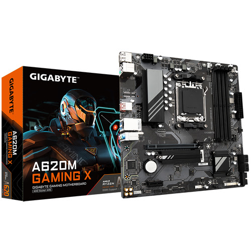 Grosbill Carte mère Gigabyte A620M GAMING X - A620/AM5/DDR5/mATX