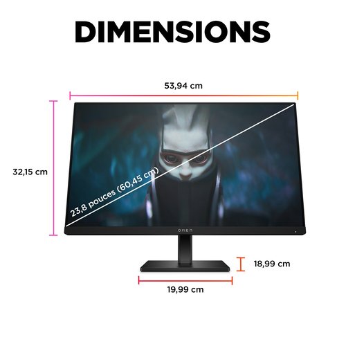 OMEN 24 FHD 165Hz Gaming - Achat / Vente sur grosbill-pro.com - 19