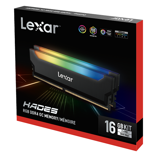 Lexar Hades RGB 16Go (2x8Go) DDR4 3600MHz - Mémoire PC Lexar sur grosbill-pro.com - 3