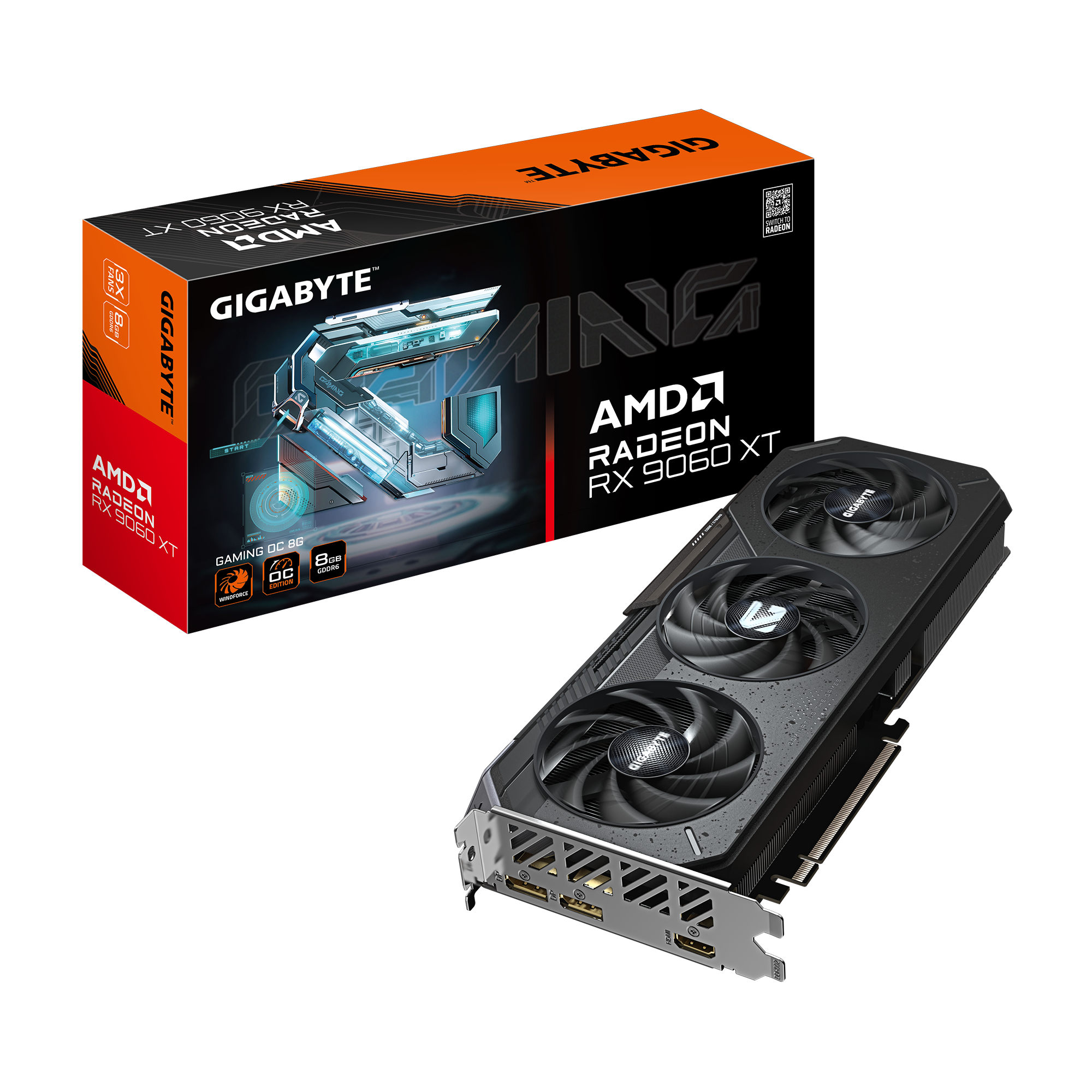 Radeon RX 9060 XT GAMING OC 8G