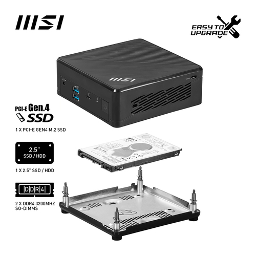 MSI Cubi 5 12M-003BEU - Barebone et Mini-PC MSI - grosbill-pro.com - 8