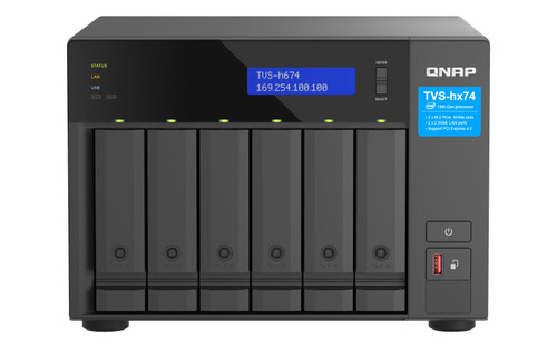 Qnap TVS-H674-I5-32G - 6 HDD/i5-12400/32Go - Serveur NAS Qnap - 0