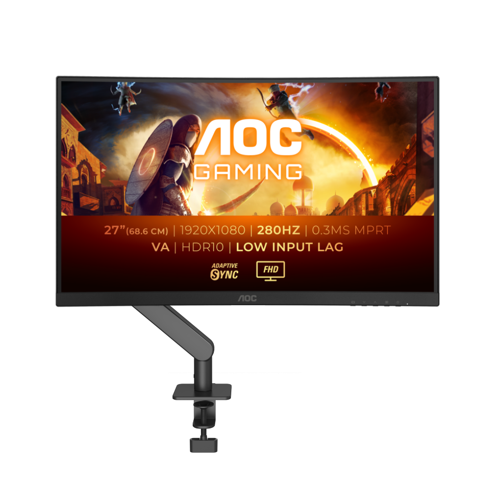 C27G4ZXE 27"CURVE/FHD/280Hz/F-VA + Bras à gaz