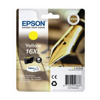 Cartouche d'encre Jaune 16XL - T1634 pour imprimante Jet d'encre Epson - 0