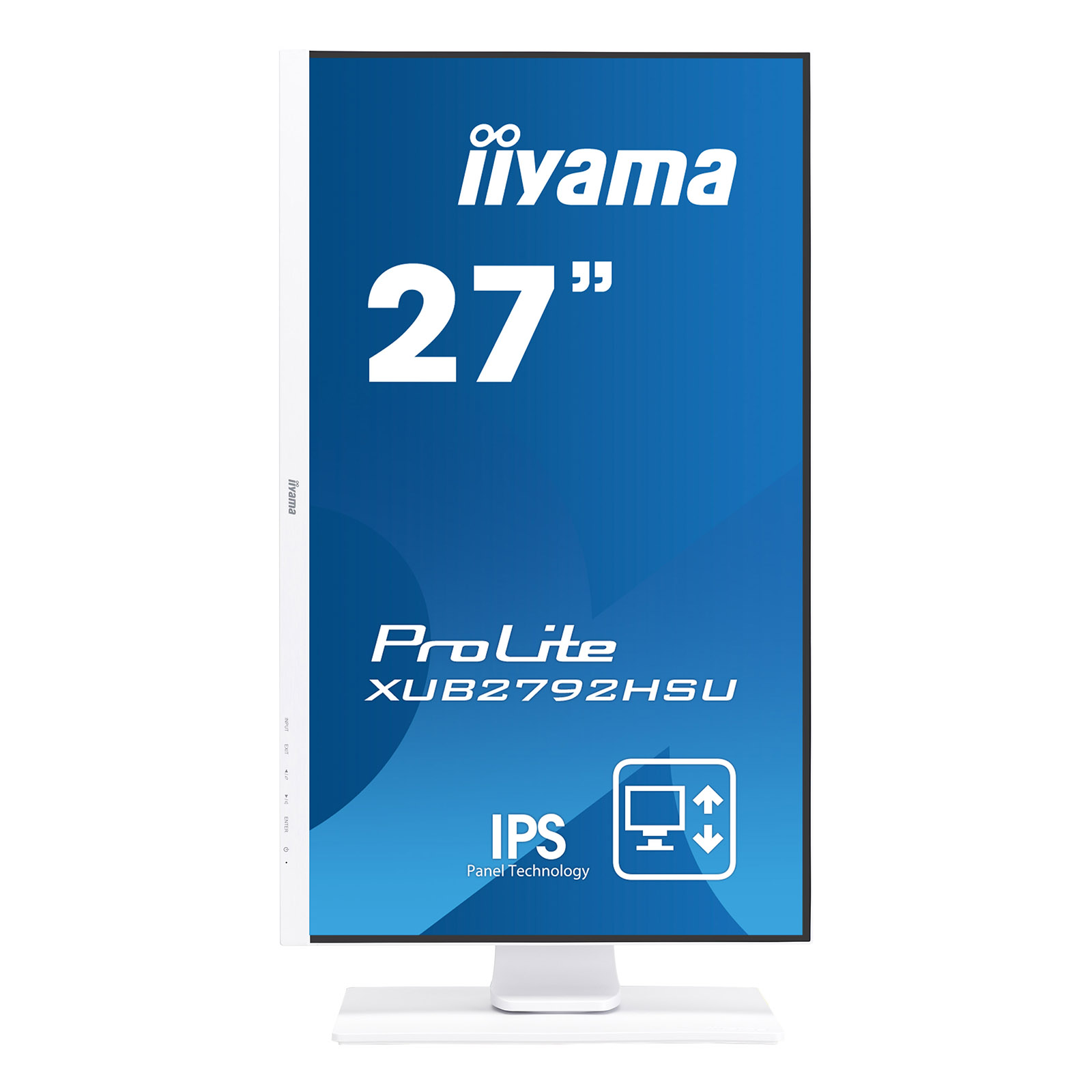 Iiyama 27"  XUB2792HSU-W1 -- - Ecran PC Iiyama - grosbill-pro.com - 1