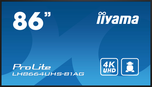 Iiyama LH8664UHS-B1AG (LH8664UHS-B1AG) - Achat / Vente Affichage dynamique sur grosbill-pro.com - 1