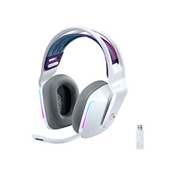 Grosbill Micro-casque Logitech G733 LightSpeed RGB - Blanc/Sans Fil