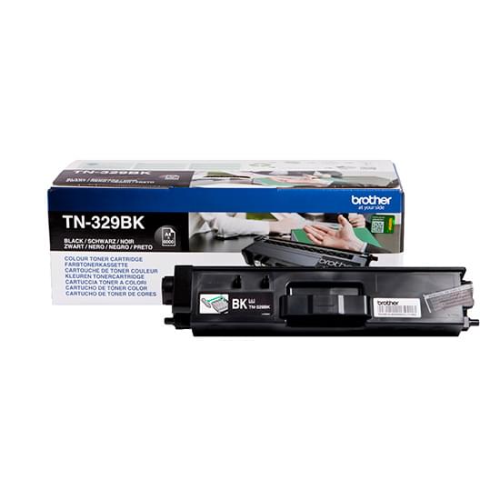 Toner Noir TN-329BK 6000p. pour imprimante Laser Brother - 0