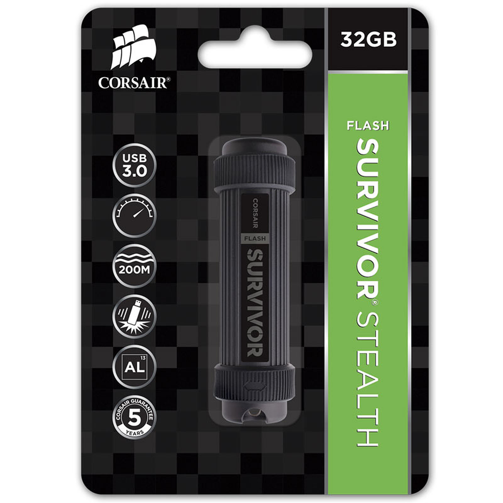 Clé 32Go USB 3.0 Flash Survivor Stealth