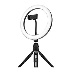 Grosbill Accessoire Streaming / Vlogging  Streamplify Anneau LED 10" avec trépied 