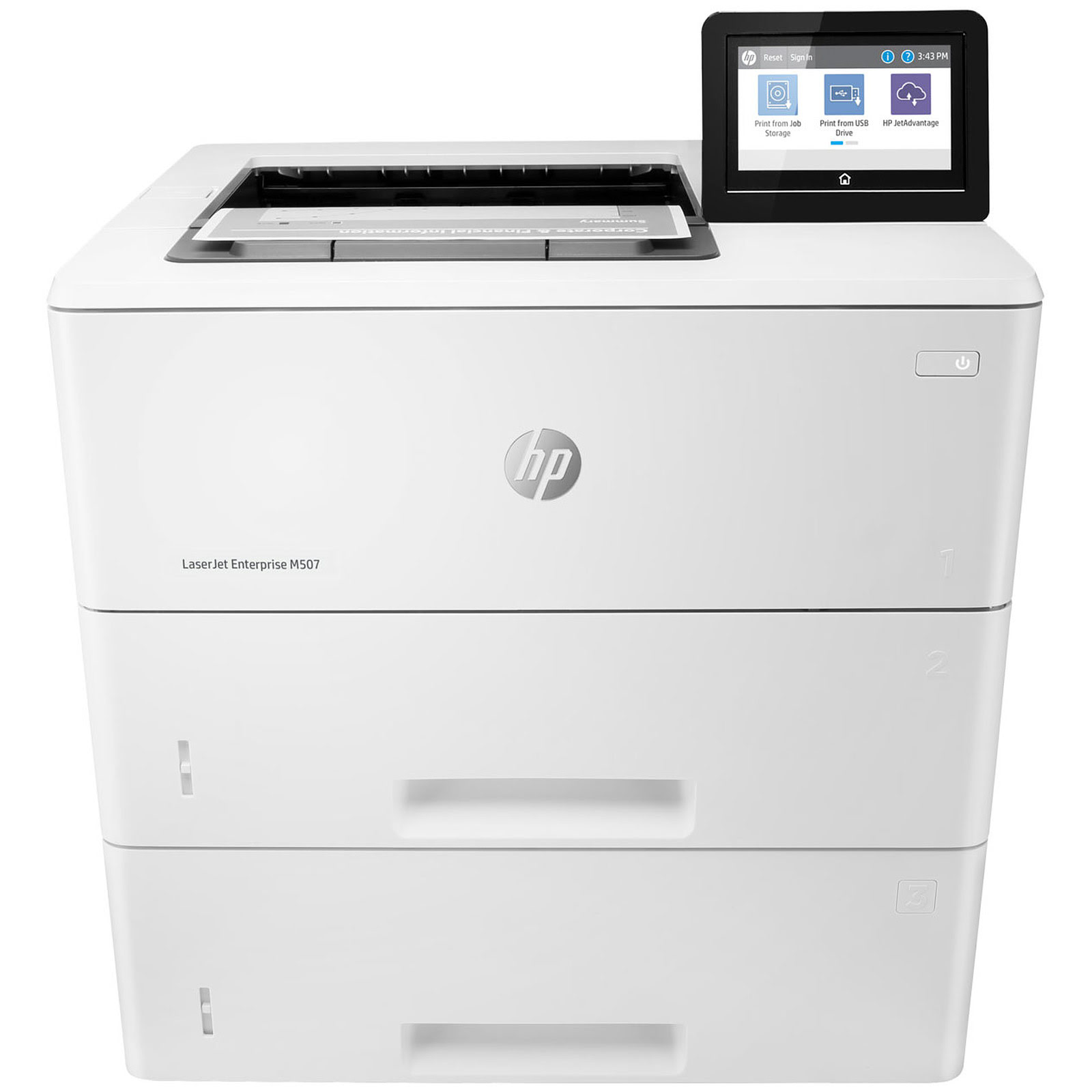 Imprimante HP M507x - A4/Laser/MonoChrome - grosbill-pro.com - 2